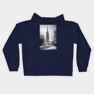 St James' Church, Louth, England Kids Hoodie